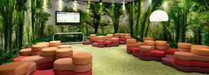 Moderne Office Lounge mit Möbel von LEUWICO Österreich